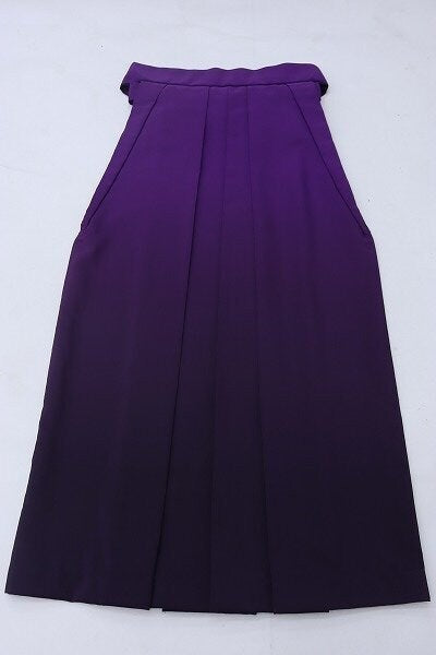 Vintage Gradient Purple Women's Hakama Traditional Hakama Skirt