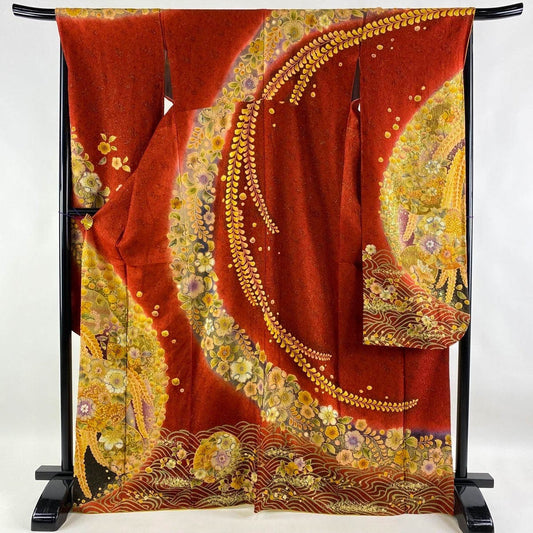 Rank A+ Vintage Furisode Kimono/Gold Threads Edition