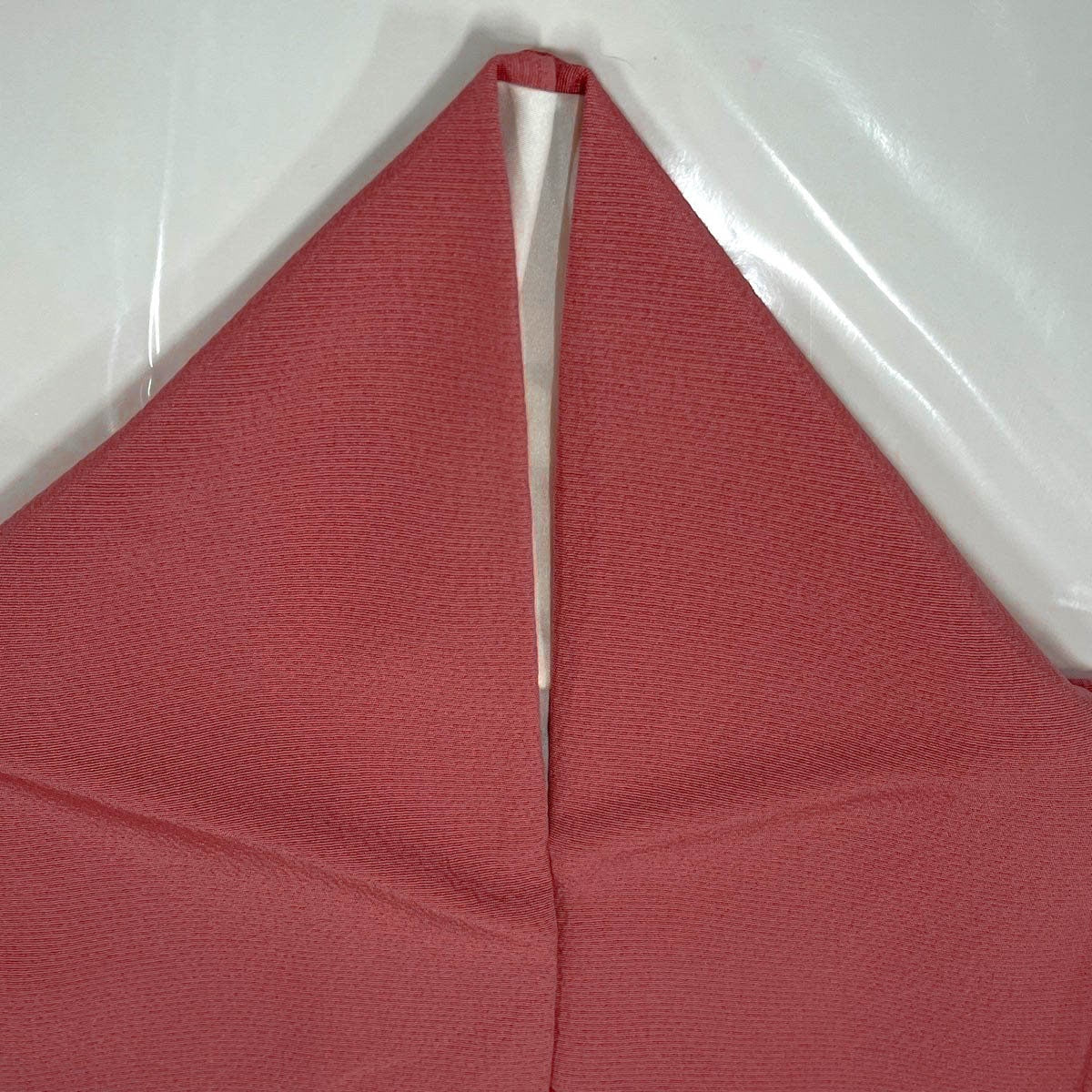 Vintage Pink Silk Furisode Kimono: Crane & Royal Carriage, Rank A+ (B30)