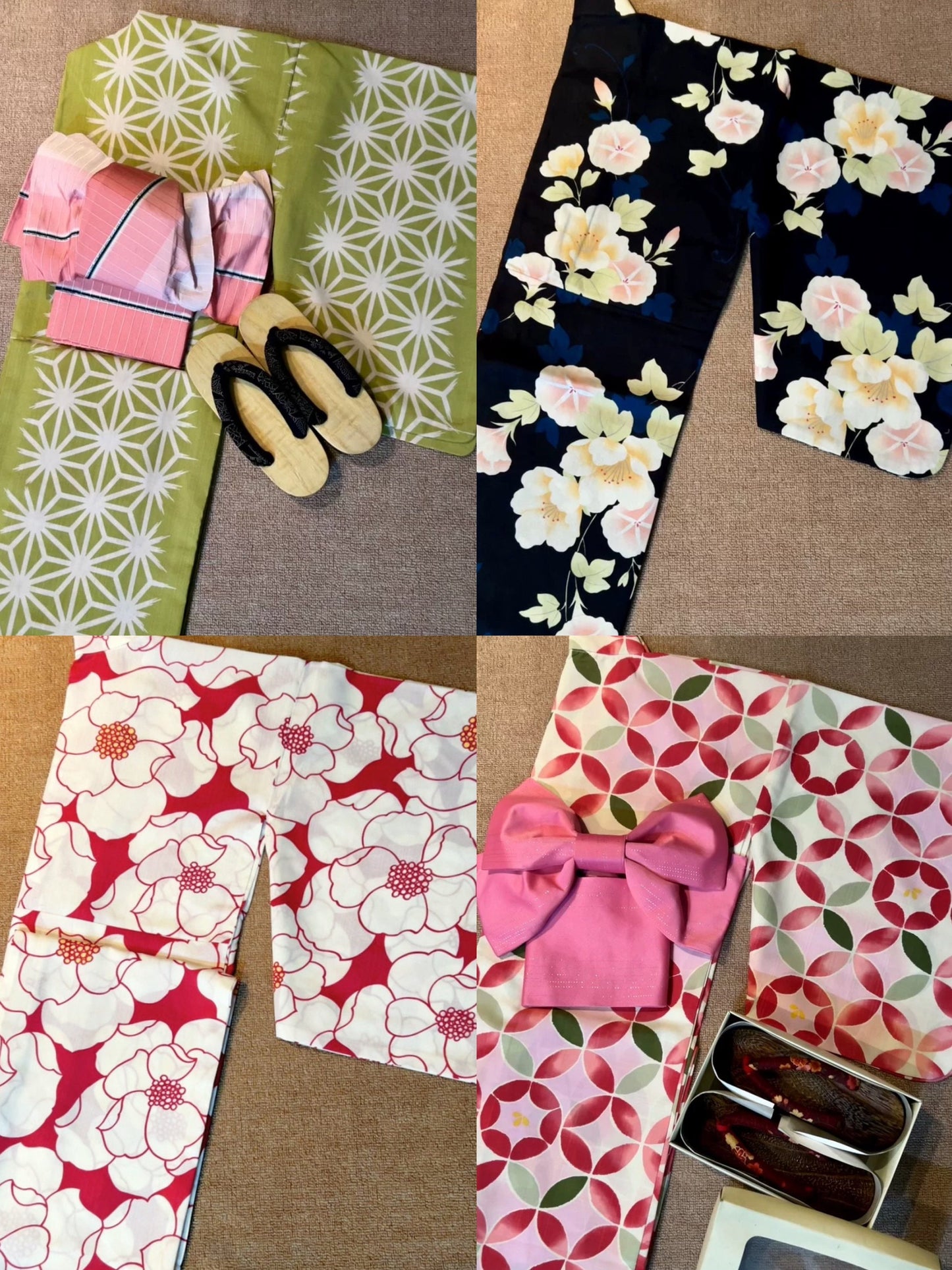 Japanese Yukata & Obi Set: Women's Summer Kimono Blind Box