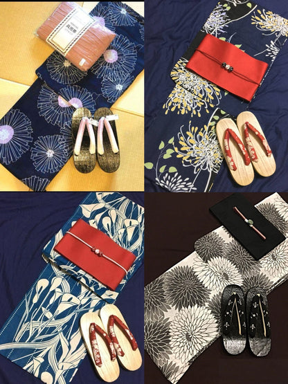 Japanese Yukata & Obi Set: Women's Summer Kimono Blind Box