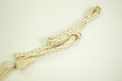 White Kimono Obijime Cord Collection: Japanese Kimono Belt Accessories- Set M