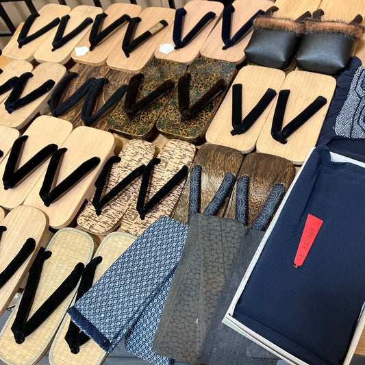 Vintage Men's Geta Sandals Blind Box: Japanese Style Mystery Box