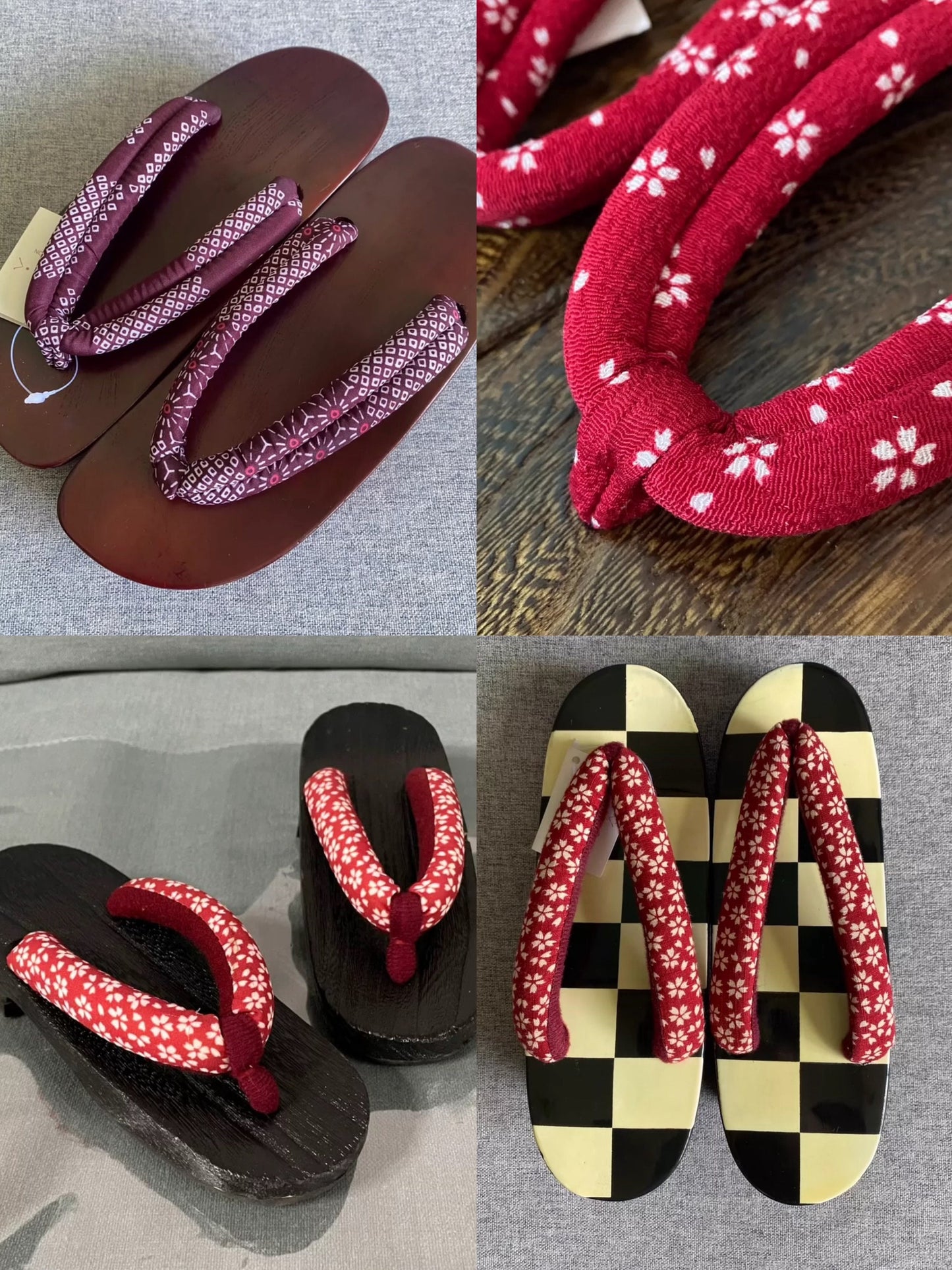 Vintage Japanese Geta Sandals Blind Box: Women's & Girls' Styles