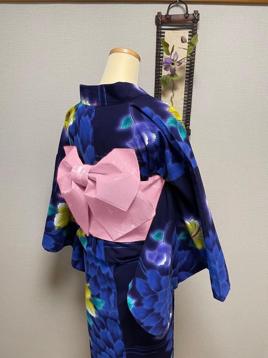 Floral Pre-tied Obi Belt: Easy Japanese Yukata Bow - Red & Pink Blind Box