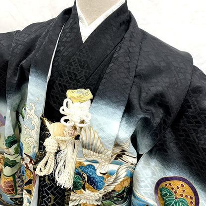 Traditional Boy's Kimono Haori Jacket/Boy's Kimono Nagagi/Boy's Hakama (Blind box)