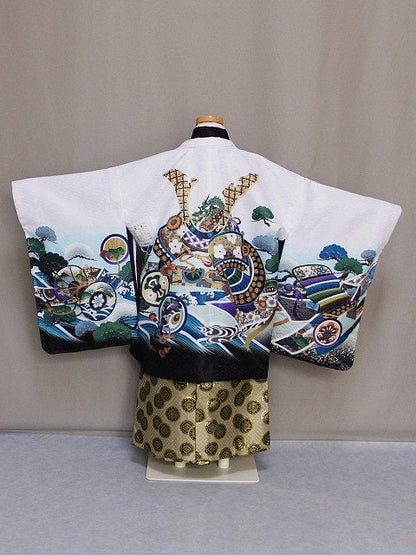 Traditional Boy's Kimono Haori Jacket/Boy's Kimono Nagagi/Boy's Hakama (Blind box)