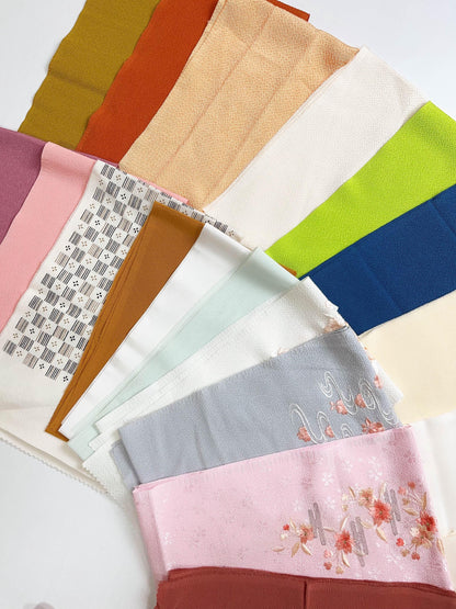 Japanese Floral Han-eri Collar: Kimono Juban Eri, H03