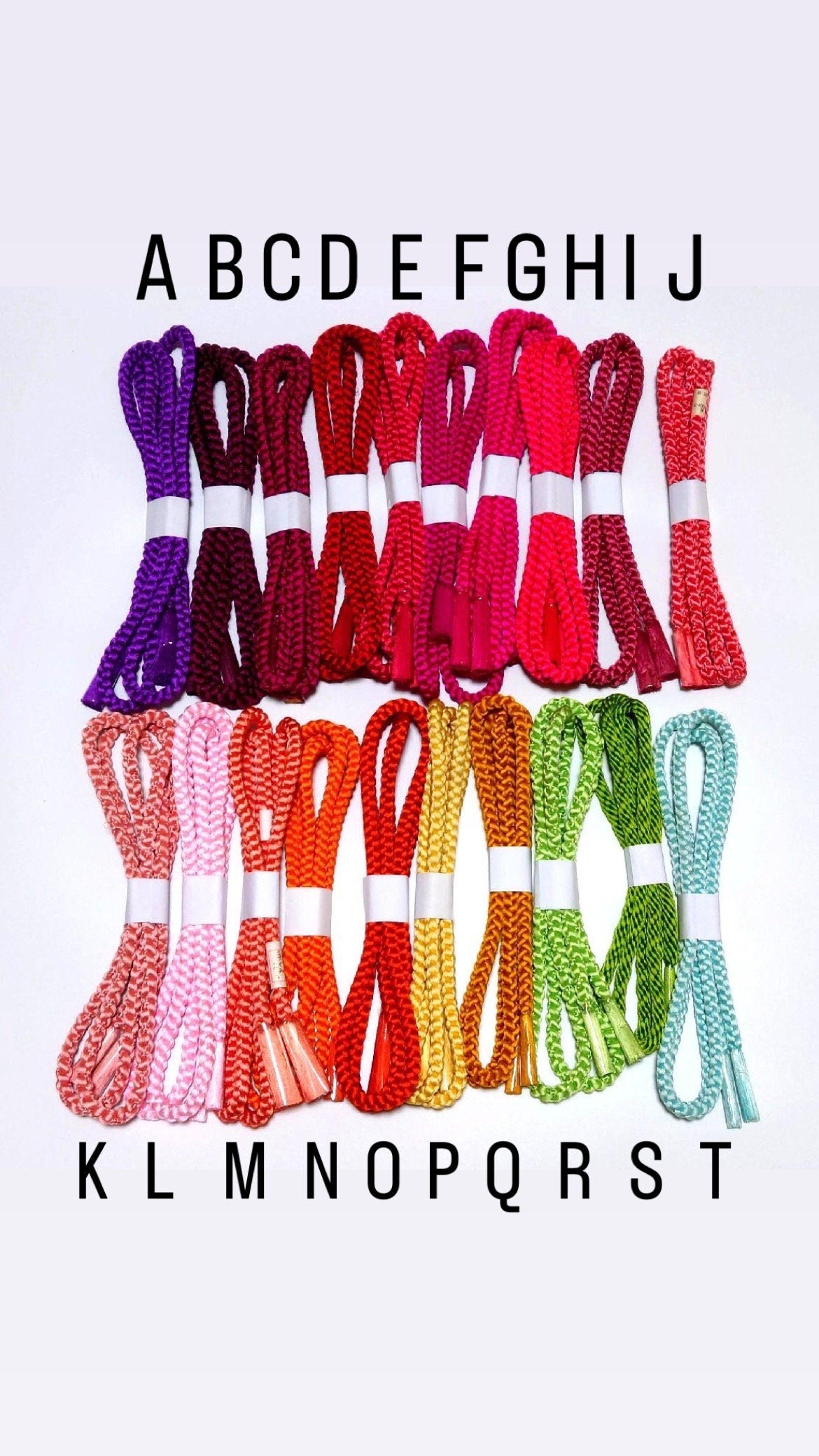 Brand New Obijime: Japanese Kimono Cord, Unused Condition