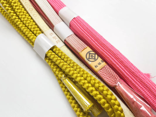 Silk Obijime Cord: Japanese Kimono Cord, Brand New/Unused Condition (1024)