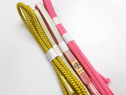 Silk Obijime Cord: Japanese Kimono Cord, Brand New/Unused Condition (1024)