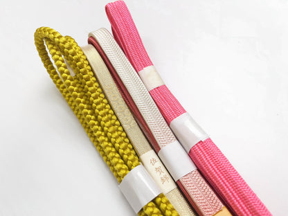 Silk Obijime Cord: Japanese Kimono Cord, Brand New/Unused Condition (1024)