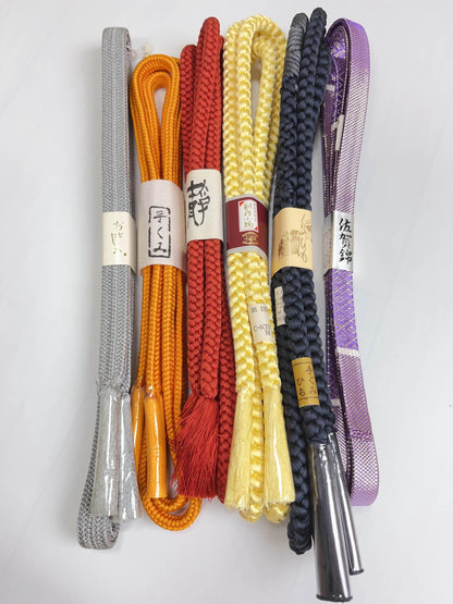 Brand New Obijime Collection / Japanese Kimono Cord / Obijime Belt / Japanese Kimono Accessories/ Obi Ties/ Obijime Cord/ Silk Obijime/ S02