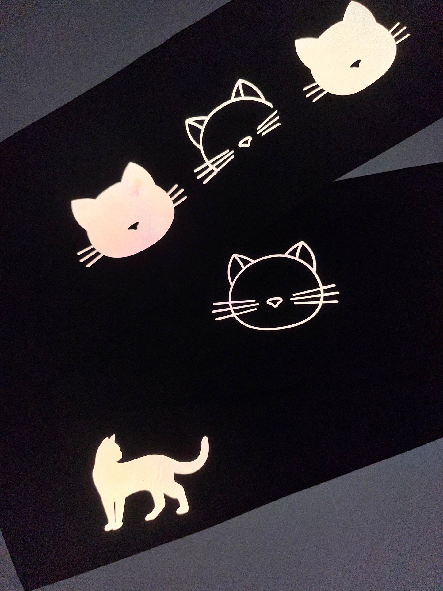 Luminous Cat Hanhaba Obi: Halloween Kimono Belt