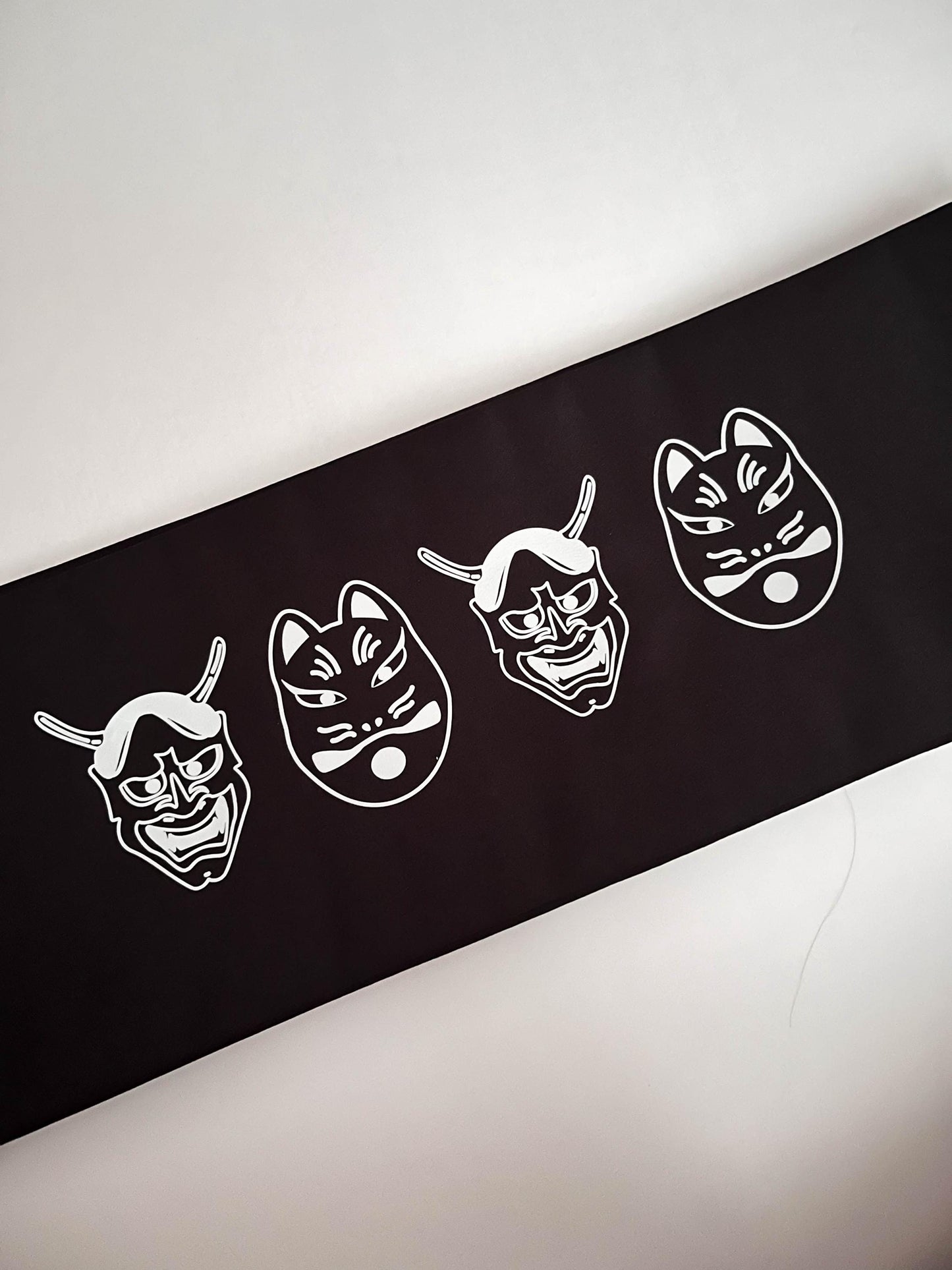 Luminous Halloween Hanhaba Obi: Reflective Yukata Kimono Belt