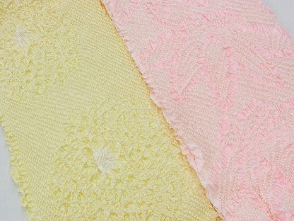 Vintage Silk Kimono Obiage Sash: Good Condition (21C)