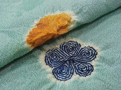 Vintage Silk Kimono Obiage Sash - Good Condition (21B)