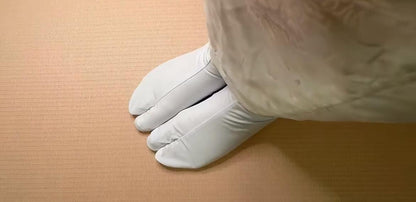 Cotton Tabi Socks: Japanese Split-Toe, 22cm-30cm/EU34-EU49, with Drawstring Bag Gift Set