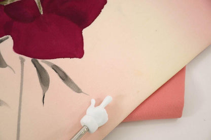 Vintage Silk Nagoya Obi Belt: Pastel Floral Kimono Sash