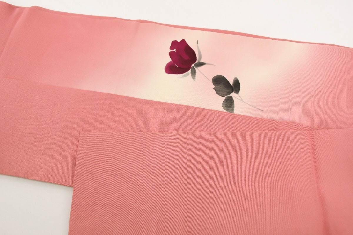 Vintage Silk Nagoya Obi Belt: Pastel Floral Kimono Sash