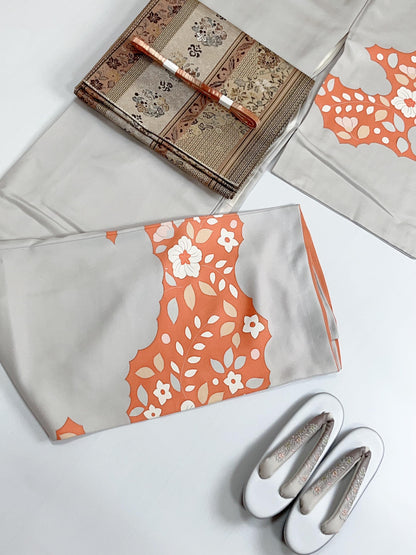 Silk Fukuro Obi: Tea Ceremony Kimono Obi (Rank S)