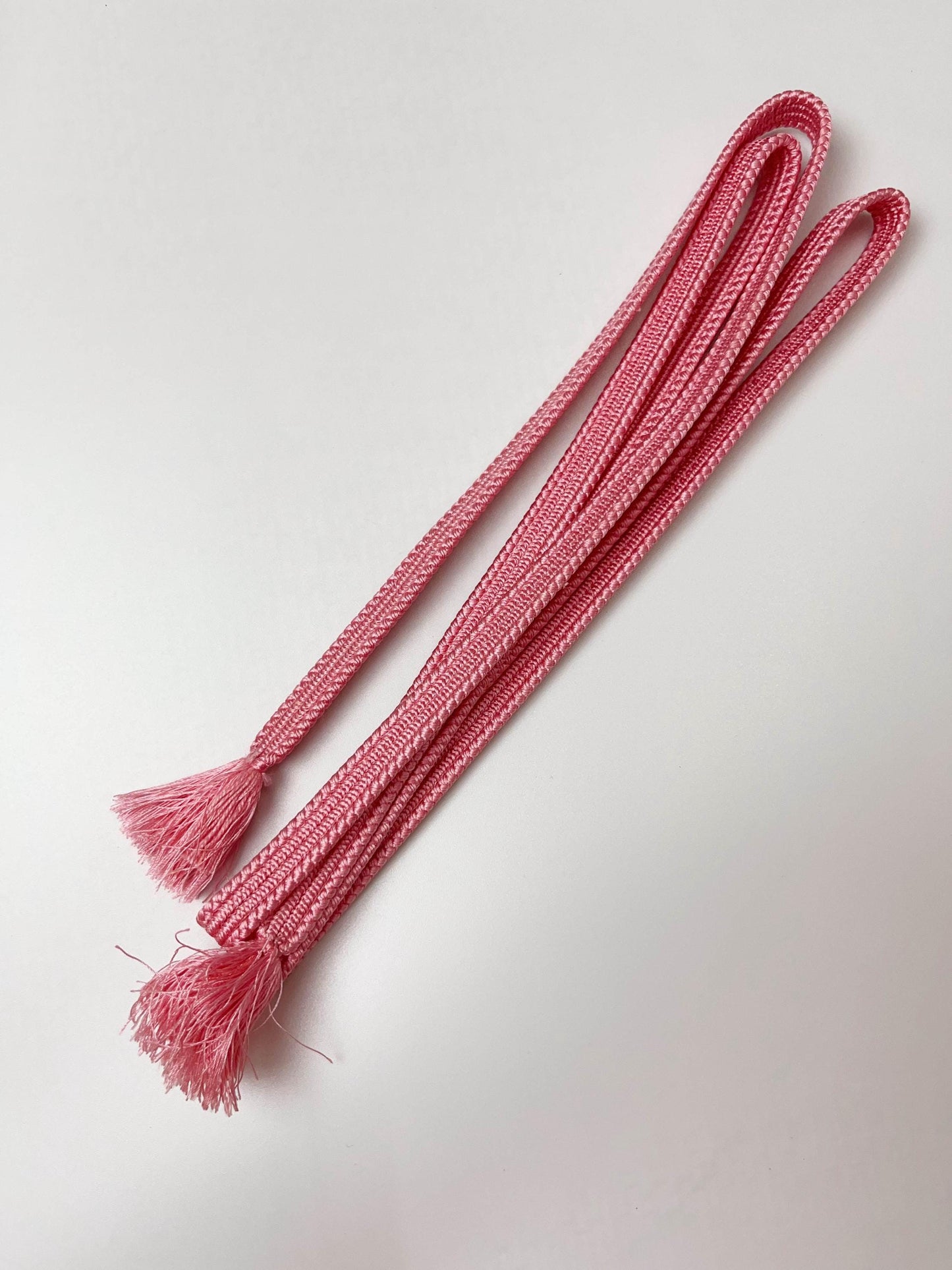 Pink Silk Obijime Cord Collection, Japanese Kimono Accessories, Obi Ties, Q6