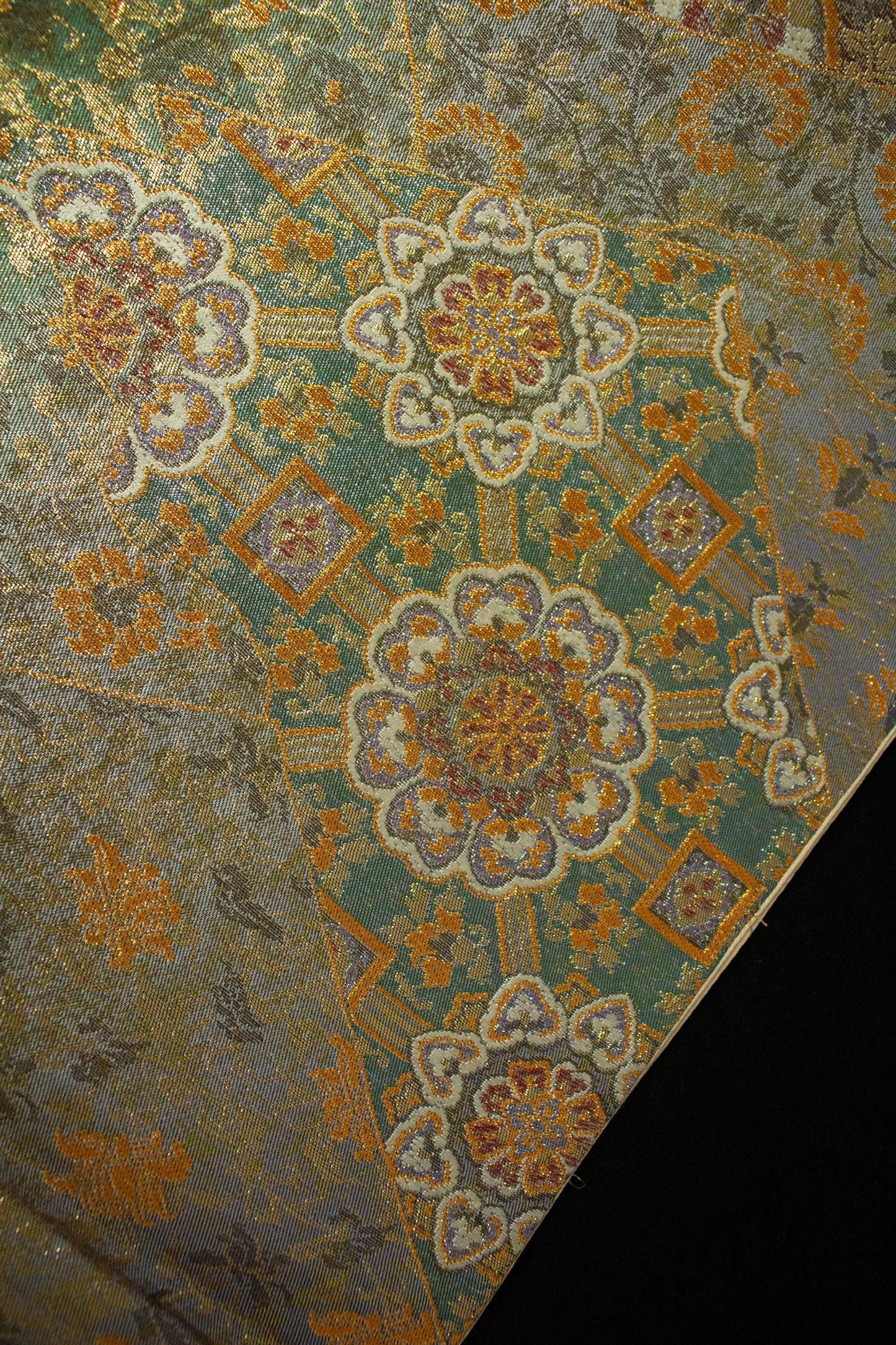 Vintage Silk Obi Belt, Rank A+ Kimono Belt, OB104