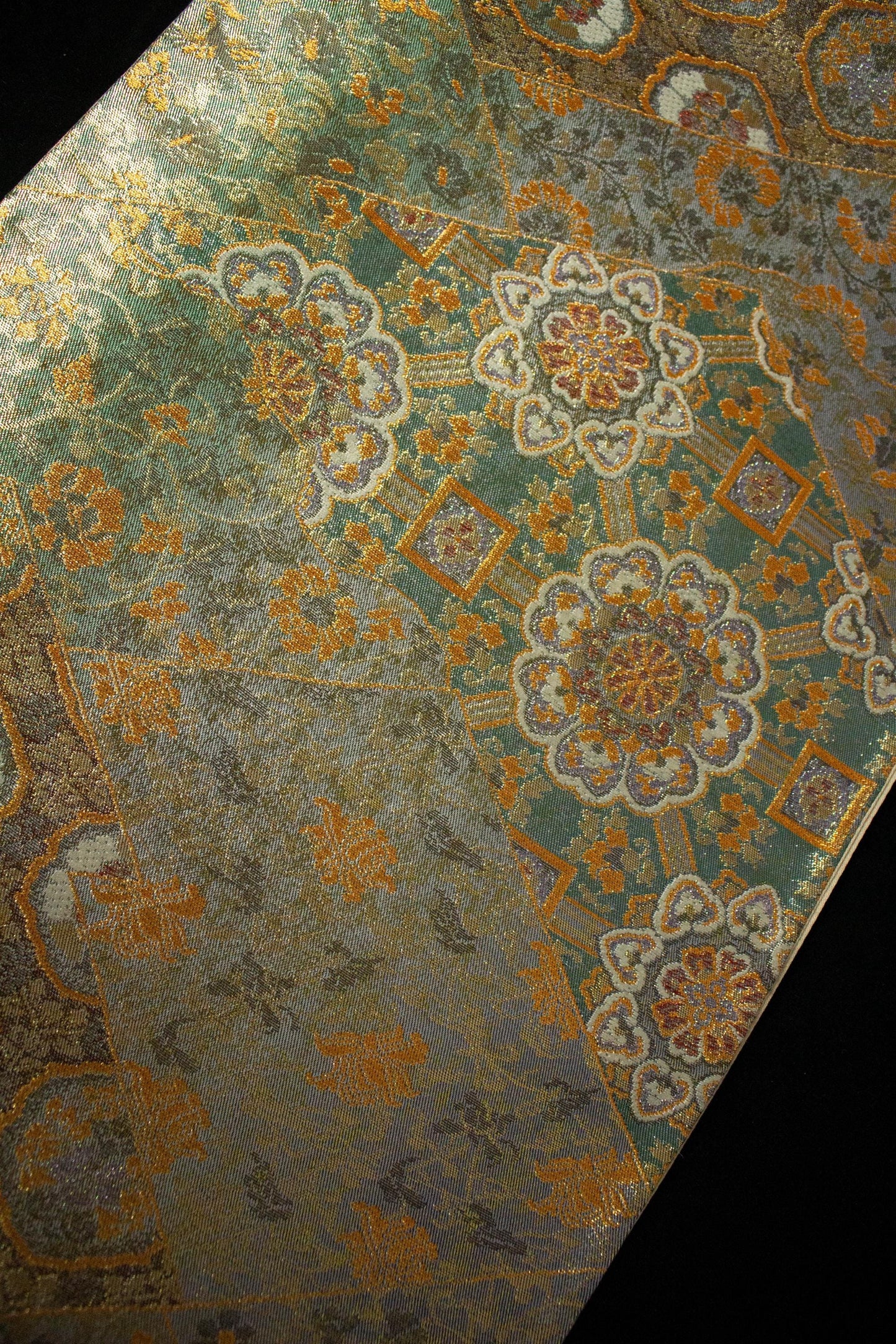 Vintage Silk Obi Belt, Rank A+ Kimono Belt, OB104