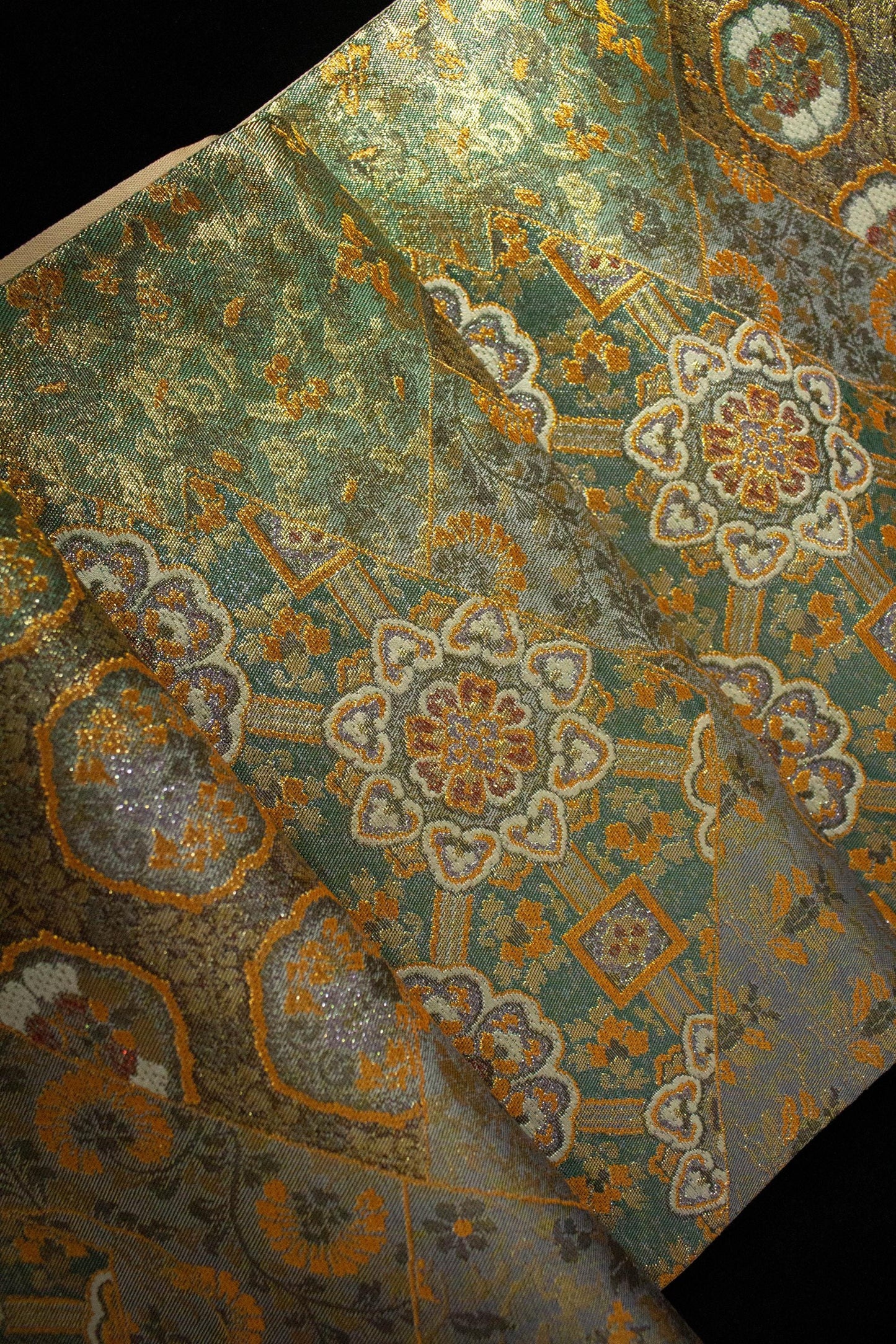 Vintage Silk Obi Belt, Rank A+ Kimono Belt, OB104