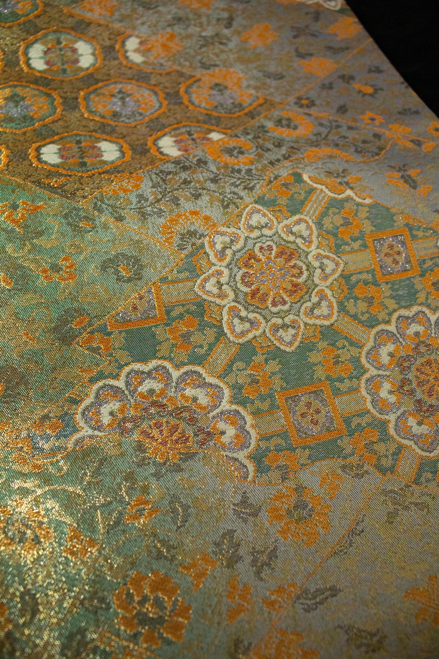 Vintage Silk Obi Belt, Rank A+ Kimono Belt, OB104