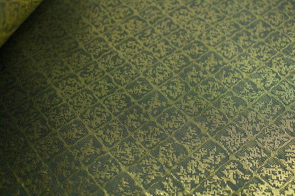 Vintage Silk Obi Belt: Dynasty Scroll Fukuro Obi -432cm (OB106)