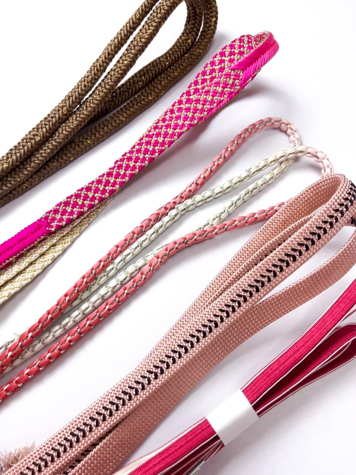 Silk Obijime Cord Collection, Japanese Obi Ties, Kimono Accessories, Q15