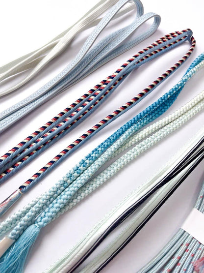 Silk Kimono Obijime Cord Collection, Japanese Obi Ties,  Q18