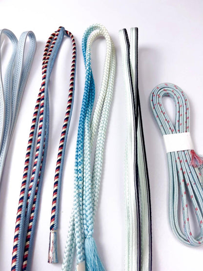 Silk Kimono Obijime Cord Collection, Japanese Obi Ties,  Q18