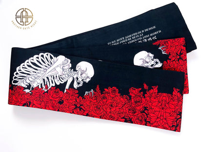 Takiyasha Witch Ukiyo-e Hanhaba Obi Belt: Double Sided Obi for Casual Kimono/Yukata
