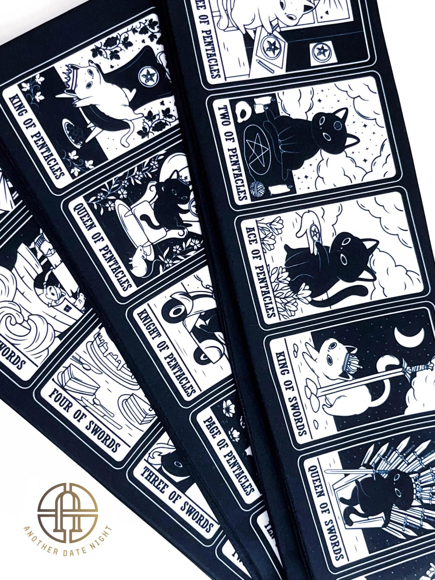 Cat Tarot Kimono/ Yukata Obi Belt: Double Sided Hanhaba Obi