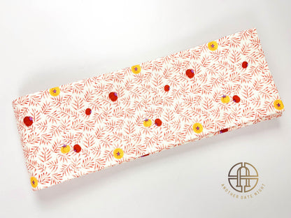 Summer Tomato Hanhaba Belt, Half-Width Obi for Yukata/Komon Kimono/Casual Kimono