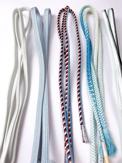 Silk Kimono Obijime Cord Collection, Japanese Obi Ties,  Q18