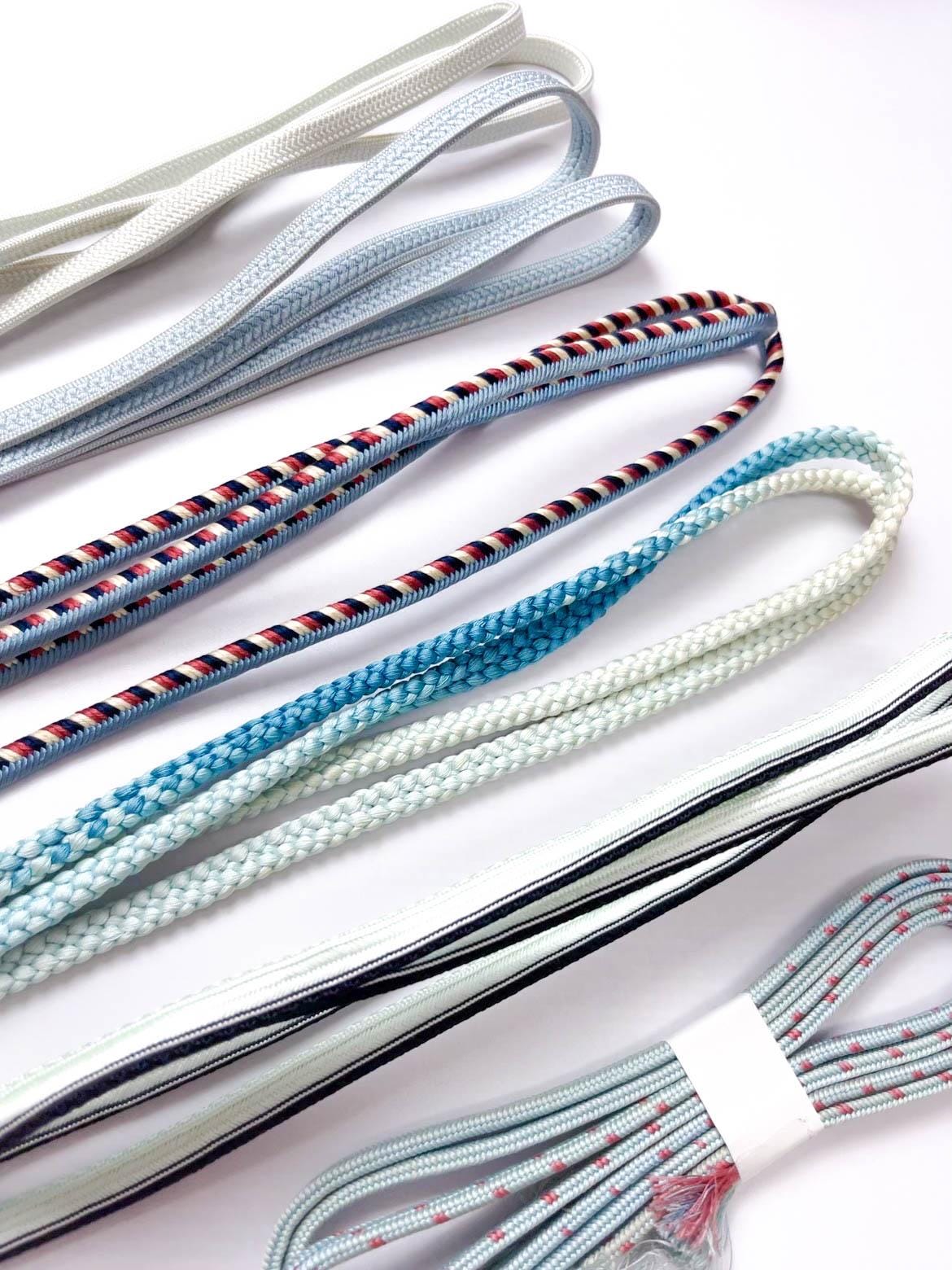 Silk Kimono Obijime Cord Collection, Japanese Obi Ties,  Q18