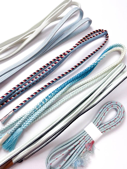 Silk Kimono Obijime Cord Collection, Japanese Obi Ties,  Q18