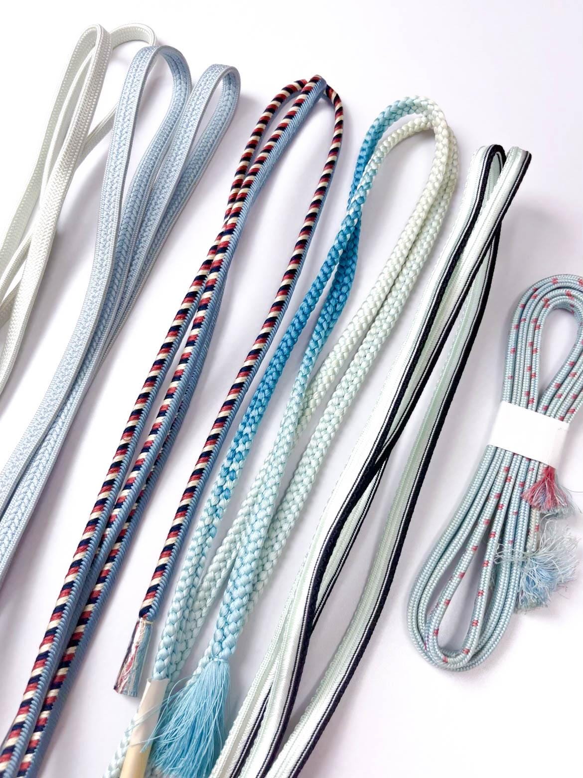 Silk Kimono Obijime Cord Collection, Japanese Obi Ties,  Q18