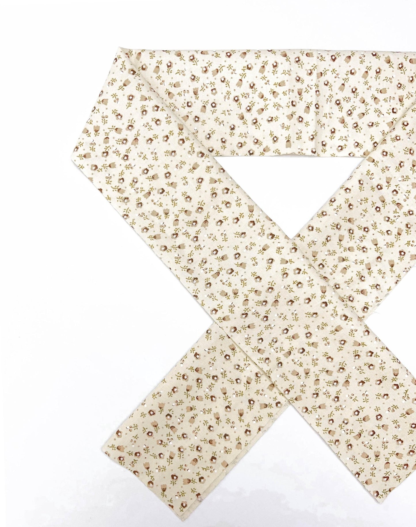 Floral Cotton Han-eri Collar: Kimono Accessory