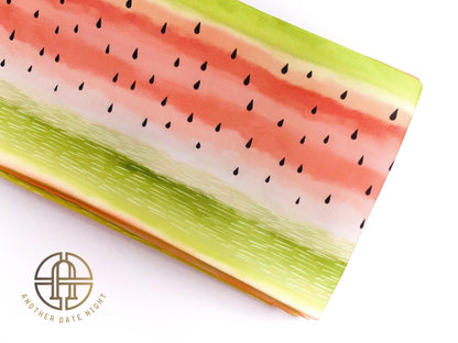 Watermelon Double Sided Hanhaba, Creative Yukata Obi Belt