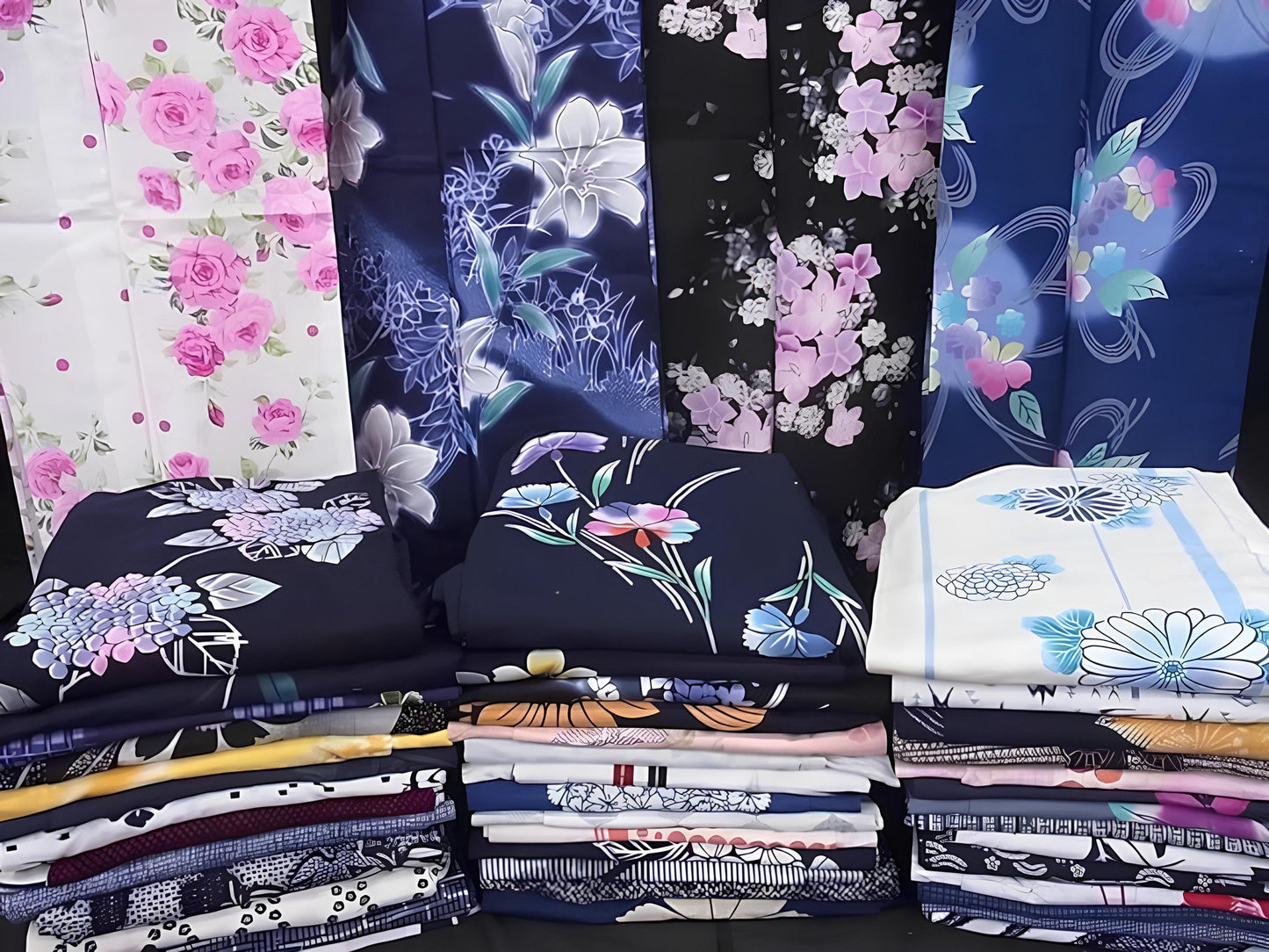 Japanese Yukata & Obi Set: Women's Summer Kimono Blind Box