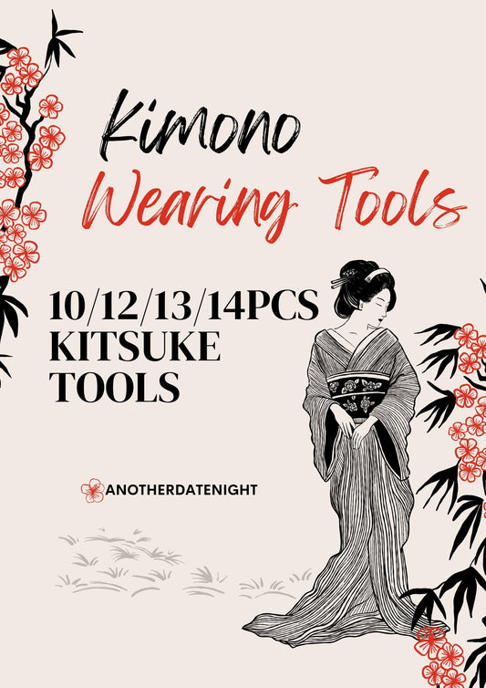 Kimono Wearing/Kitsuke Tool Set: 10/12/13/14PCS