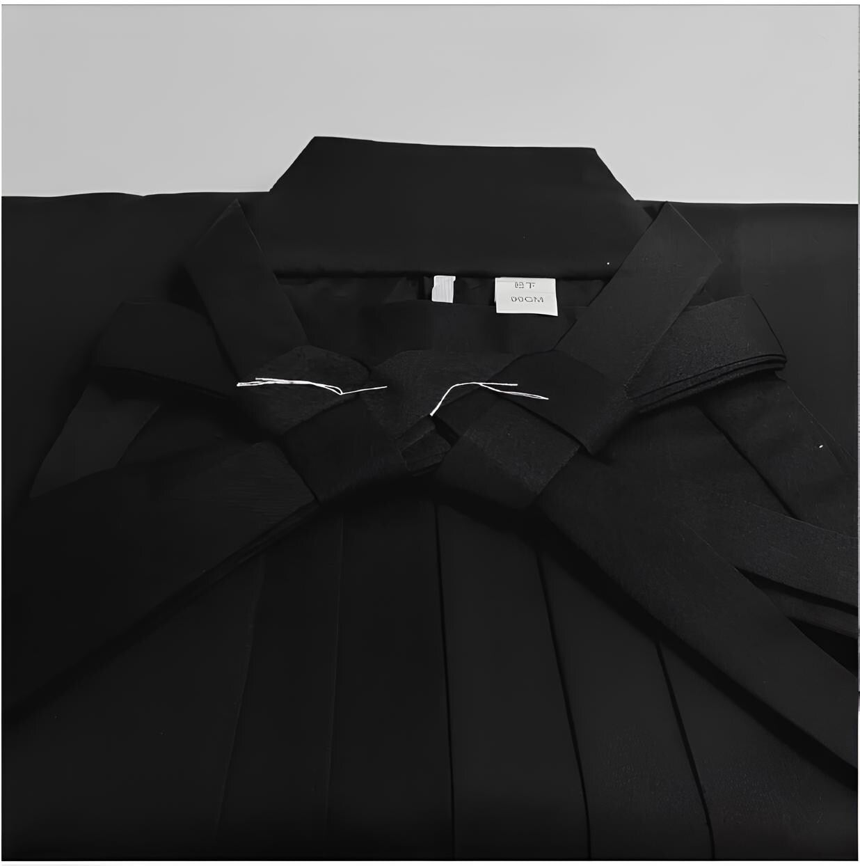 Custom Black Cotton Kendo Hakama Pants: Tailored Fit