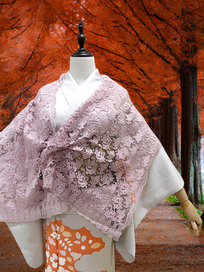 Women's Lace Kimono Shawl: Gradient Color Outwear-  Set 1(C)(D)(E)