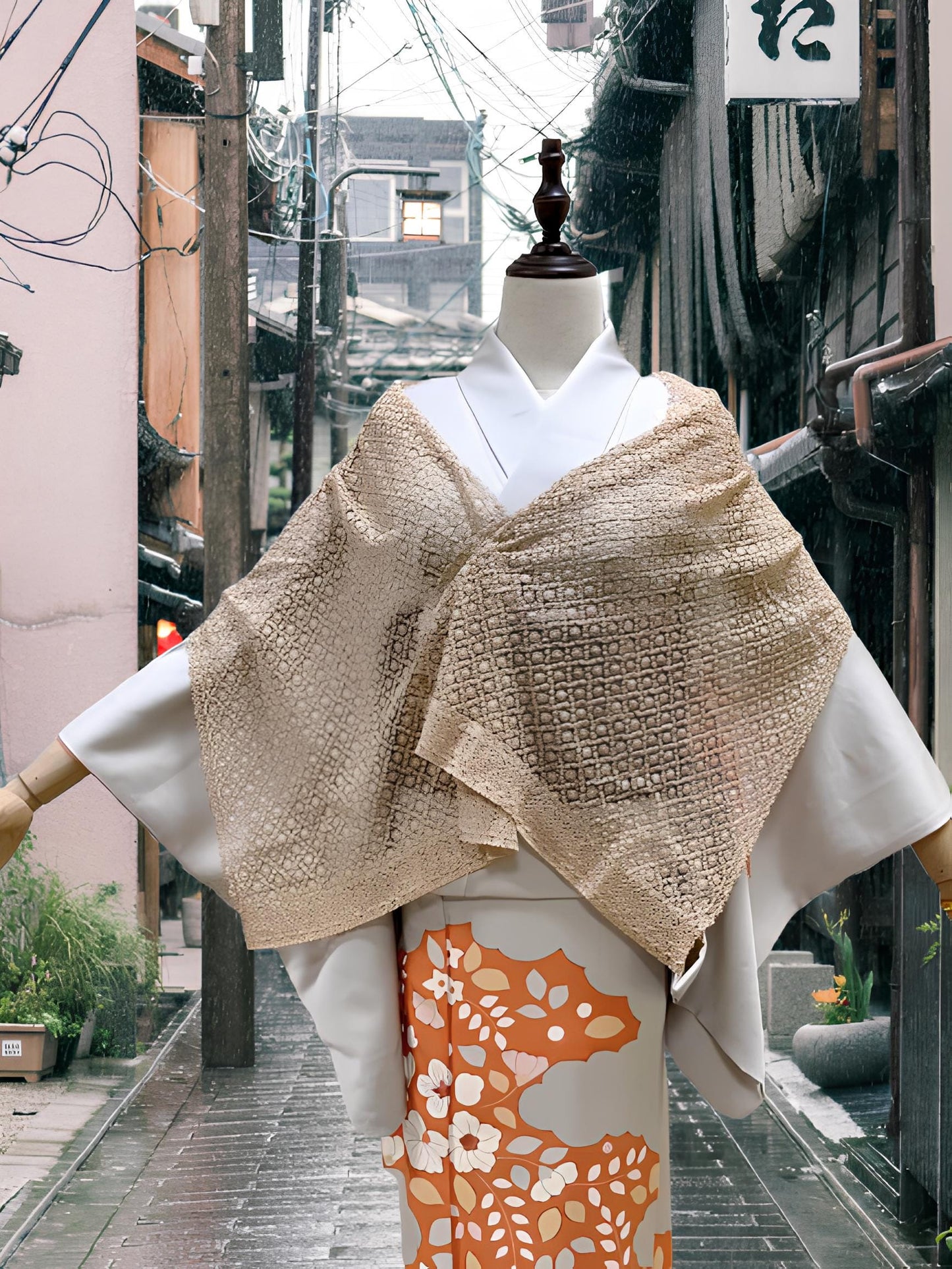 Women Kimono Shawl, Kimono Outwear, Set 3(B)(C)