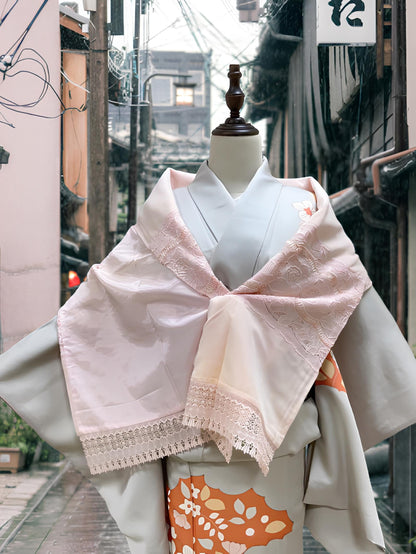 Light Pink Kimono Shawl: Women's Outwear (Rank B)- Set 5C