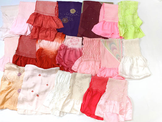 Vintage Silk Obiage: Kimono Sash Collection - Good Condition (58A/B/C)